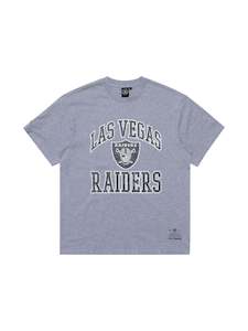 Majestic Athletic Cracked Puff Arch Tee - Las Vegas Raiders