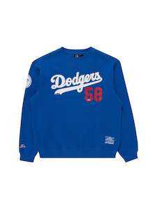 Major League Baseball: Majestic MLB Script Number LA Dodgers Crew - Princess Blue