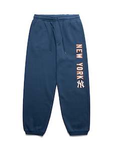 New York Yankees: Majestic MLB Fleece Trackies - New York Yankees - French Navy