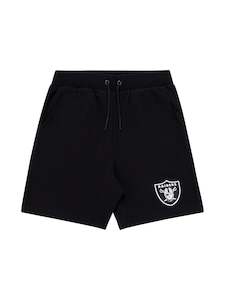 Nfl: Majestic Athletic Mens Fleece Shorts - Las Vegas Raiders