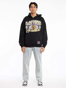 Mitchell & Ness Glow Arch Hoodie - LA Lakers - Vintage Black