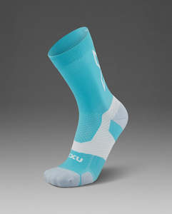 2xu: 2XU Vectr Light Cushion Crew Socks - Moonstone/Black