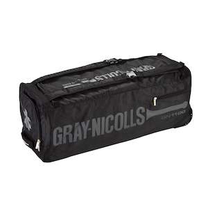 New: Gray Nicolls GN 1100 Cricket Wheel Bag - Black