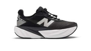 New Balance: New Balance Kids FuelCell Rebel Bungee Lace w/Toggle - Black/White