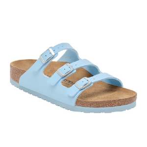 Birkenstock: Birkenstock Florida Birkibuc - Brushed Sky