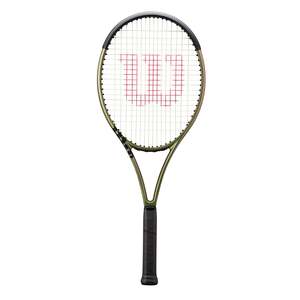 Tennis Racket: Wilson Blade 100 V8.0 FRM Tennis Racket - Unstrung