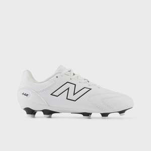 New Balance: New Balance 442 Team Jnr FG V3 - White/Black