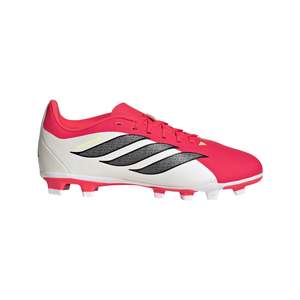 Footwear: Adidas Predator Club Firm Ground / Multi Ground Football Boots Kids - Red/Black/White