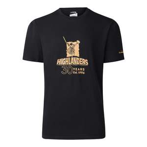 Clothing: Classic Super Rugby Highlanders 30 Year Celebration Tee - Youth