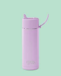 Frank Green 20oz Stainless Steel Ceramic Reusable Bottle with Flip Straw Lid - Lilac Haze