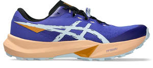 Trail: Asics Mens Fuji Lite 6 Trail Running - Cobalt Burst/Cool Grey