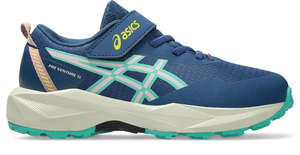 Trail: Asics Kids Gel Venture 11 PS - Twilight Blue/Aurora Green
