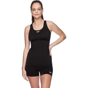 Swimwear: Speedo Womens Cross Trainer Power Tank AF - Black