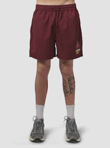 Clothing: Mitchell & Ness Queensland Maroons Nylon Sports Short
