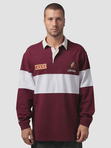 Mitchell & Ness Queensland Maroons Paneled Rugby Jersey