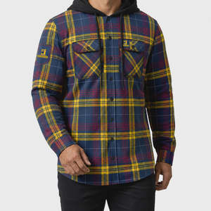 NZ Highlanders Hooded Flannel Shirt