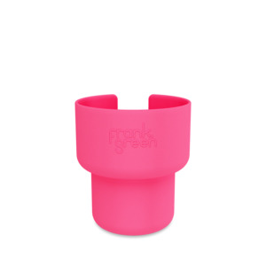 Accessories: Frank Green Car Cup Holder Expander - Neon Pink