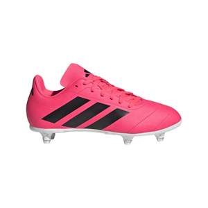 Adidas Kids Rugby Junior Soft Ground Boots - Solar Turbo/Core Black
