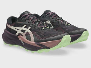 Asics Womens Gel Trabuco 14 Trail Running- Black/Aubergine