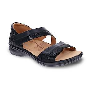 Revere Women: RV-E1 (Revere mauritius black french lizard wide) 42399128