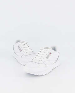 Reebok: R-Z14 (Reebok classic leather shoes big kids white/white) 62395115