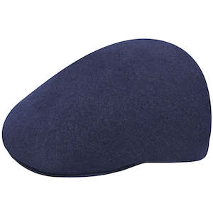 Kangol: K-I (Kangol 507 seamless wool cheese cutter hat dark blue) 32496200