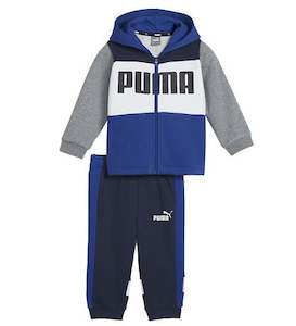 Tracksuits: PA-F10 (Puma minicats colorblock jogger top and bottomset infants cobalt glaze) 22494000