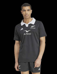 Rugby Jerseys: AA-D24 (Adidas all blacks rugby aeroready short sleeve jersey black/white) 72497255