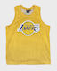 NBAA-S3 (Nba essentials youth name & number tank lakers yellow ) 112394347