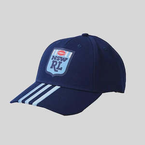 Nrl: AA-G26 (Adidas new south wales 3 stripes cap osfm dark blue/team light blue) 122492049