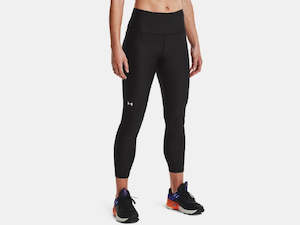 Compression 1: UAA-H13 (Under armour womens heat gear hi rise 7/8 pocket tights black/white) 82493913