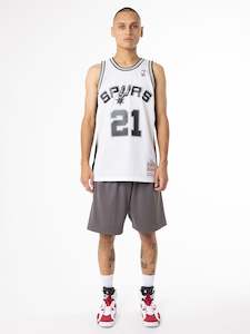 MNA-P40 (Mitchell & ness swingman jersey spurs duncan 98-99 home white) 122498695