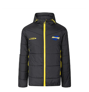 Rugby: CS-K2 (Classic hurricanes mens puffer jacket black/yellow) 12597000