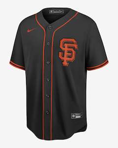 Jerseys: NA-B47 (Nike official rep alternate san francisco giants jersey pro black) 22597391