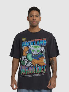 Warriors: MNA-C38 (Mitchell & ness nz warriors ball busting tee overdyed black) 92493477