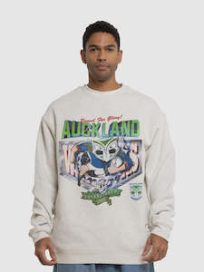 Warriors: MNA-Z37 (Mitchell & ness nz warriors burst out raiders crew silver marle bros) 92495216