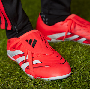 Football Boots: A-L70 (Adidas predator league fold-over tongue firm/multi ground bootslucid red/cloud white/black) 12599210