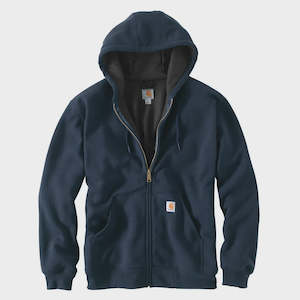 Zip Hoodie: CHA-I3 (Carhartt rutland hooded zip front sweatshirt navy) 82299074