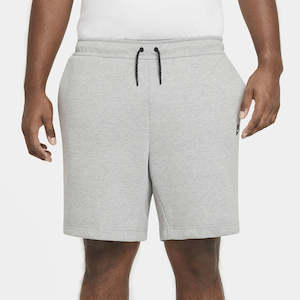 Terry Cotton Shorts: NA-V46 (Nike sportswear tech fleece shorts dark grey heather/black) 22595400