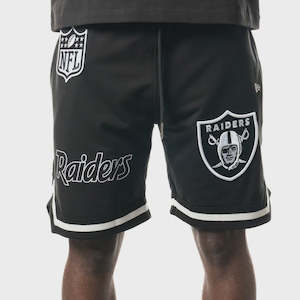 Terry Cotton Shorts: NEA-K10 (New era higher grade basketball style shorts las vegas raiders black) 82496500