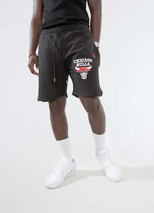 Terry Cotton Shorts: NEA-W10 (New era higher fade chicago bulls shorts black) 112496500