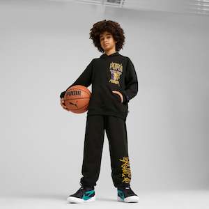 Puma: PA-C12 (Puma rival rage hoodie & trackpants set for kids black) 52597250