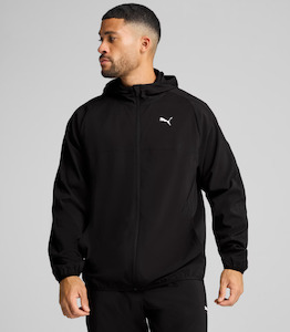 PA-Y11 (Puma train all day tech woven full zip hoodie black) 42595500