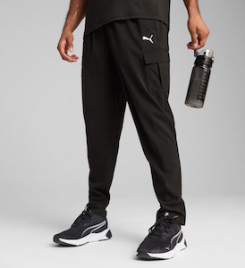 Puma: PA-Z11 (Puma train alla day tech woven cargo trackpants black) 42595000