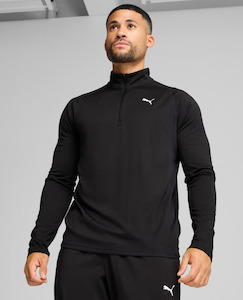 Puma: PA-X11 (Puma train all day tech 1/4 zip long sleeve t-shirt black) 42594000