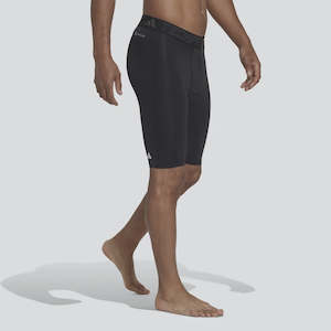 Compression: AA-N15 (Adidas mens techfit training short tights black/reflective silver) 82292305