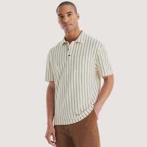 NTA-T12 (Nautica textured  short sleeve yd stripe polo sail) 52595217