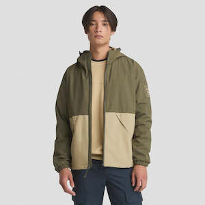 Timberland: TBA-O3 (Timberland mens ravine waterproof shell jacket leaf green) 425914348