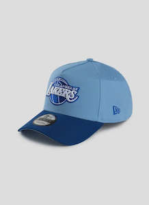 Caps: NEC-X64 (New era 940 A frame deep freeze los angeles lakers sky blue snapback osfm) 52592450