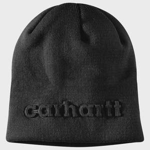 Carhartt: CHA-W8 (Carhartt knit embossed beanie black) 102592520